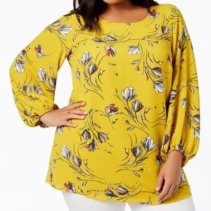 NWT Alfani Blouson-Sleeve Tunic